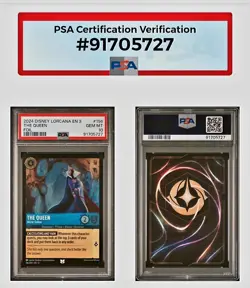 2023 THE QUEEN - Mirror Seeker Disney Lorcana ITI EN 3 Foil PSA 10 GEM MINT - Image 4