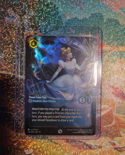 Disney Lorcana Cinderella Dream Come True Enchanted Holo 236/204 - Image 1