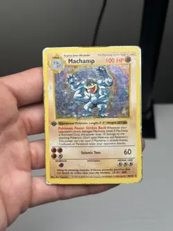 Vintage Holo Pokemon Base Set/Shadowless Damaged Card Lot of 5 Cards WOTC - Image 4
