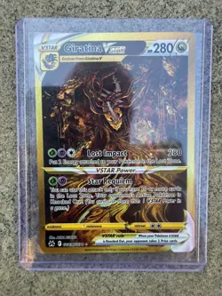 Pokemon TCG Card - Giratina VSTAR - Secret Rare - Crown Zenith GG69/GG70 - Image 1
