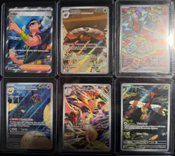 Pokemon Destined Rivals English 6-Card Holo Full Art Lot - TYPHLOSION & more - Image 1