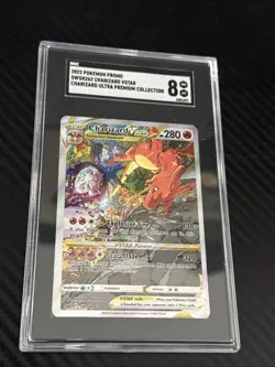 Pokemon Charizard VSTAR SWSH262 (2022) Ultra-Premium Promo Holo PSA 8 Card - Image 1