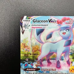 Glaceon VMAX Alternate Art Secret 209/203 SWSH07: Evolving Skies Holo Card 2021 - Image 4