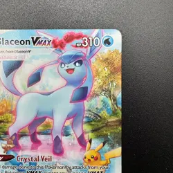 Glaceon VMAX Alternate Art Secret 209/203 SWSH07: Evolving Skies Holo Card 2021 - Image 5