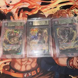 2024 One Piece EN Premium Card Collection Leader #003 Luffy Sabo Ace bgs 10 Set - Image 1
