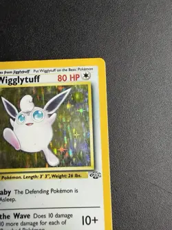 1999 Pokemon TCG Wigglytuff Jungle Set Holo Rare Card 16/64 - Image 4