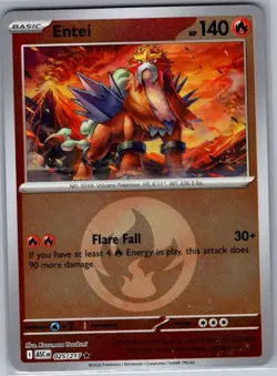 Entei (Energy Symbol Pattern) 025/217 ME: Ascended Heroes - Pokemon Card - NM - Image 1