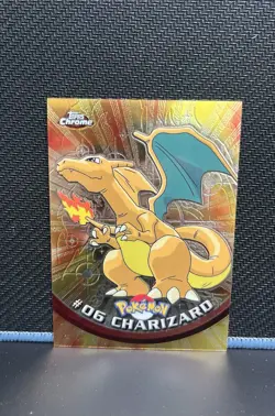 Pokemon Card -Charizard 2000 Topps Chrome TV Animation Edition #06 - Image 1