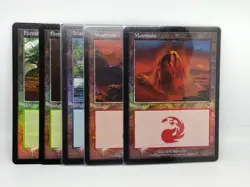 MTG [Invasion] 5 Foil Lands Magic Cards LP-NM Free Shipping - Image 1