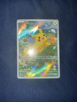 Pokemon Pikachu 088 Scarlet & Violet Promo Full Art Holo Card English - Image 1