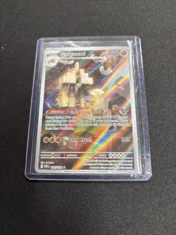 Pokemon TCG Garganacl Paradox Rift Illustration Rare Card 202/182 - Image 1