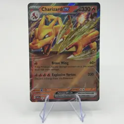 Pokemon TCG Charizard EX 161 Scarlet Violet Black Star Promo Holo Card - Image 1