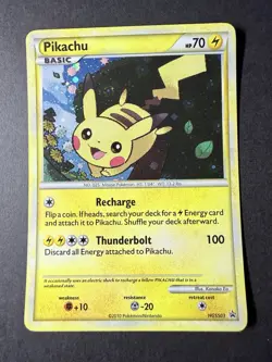Pokemon TCG Black Star Promo Pikachu Holo Card HGS503 - Image 1