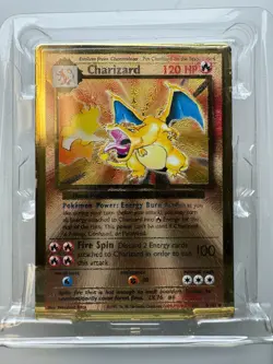 2021 Charizard Metal Card 004/102 Celebrations Ultra Premium Collection UPC - Image 1