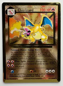 2021 Charizard Metal Card 004/102 Celebrations Ultra Premium Collection UPC - Image 3