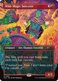 MTG - Wild-Magic Sorcerer - Dungeons & Dragons Secret Lair - Magic the Gathering - Image 1