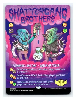 Shattergang Brothers, Secret Lair Non-Foil, Magic MTG, LP - Image 1