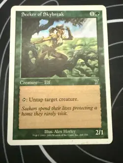 Seeker of Skybreak 268 Common 7th Edition Magic: The Gathering Moderately Played - Image 1