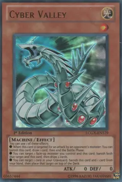Near Mint, English - 1 x MTG Cyber Valley - LCGX-EN179 - Ultra Rare - 1st Editio - Image 1