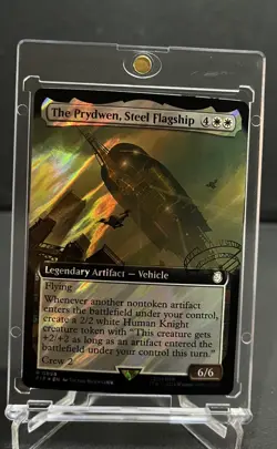 The Prydwen, Steel Flagship, Extended Art Surge Foil, Fallout, Magic MTG NM - Image 1