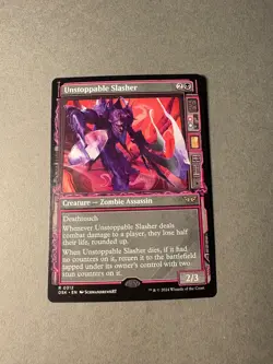 Unstoppable Slasher (Showcase) Foil R Duskmourn: House of Horror 312 NM - Image 1