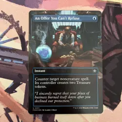 An Offer You Can't Refuse Alt Art Foil - Foundations - Magic the Gathering MTG - Image 4