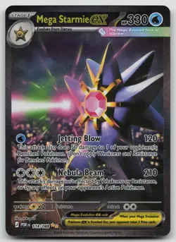 Pokemon TCG - Mega Starmie ex 118/088 Special Illustration Rare Perfect Order NM - Image 1