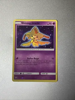 2017 Pokemon Shining Legends Shining Jirachi #42/73 Holo - Image 1