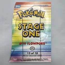 Mint Topps 2001 Pokemon Johto League Champions Slowbro #80 Die Cut #14 - LP - Image 2