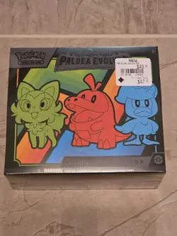 NEW SEALED Paldea Evolved ETB Pokemon Elite Trainer Box Scarlet & Violet READ - Image 1