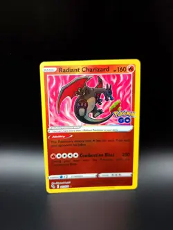 The Pokemon Company Radiant Charizard 011/078 Pokemon GO Radiant Rare Holo ENG - Image 1