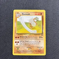 Marowak 52/130 Base Set 2 WOTC Vintage Pokemon - Pack fresh - Image 1