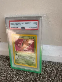 Pokemon TCG Shining Celebi Neo Destiny 106 PSA 5 Excellent - Image 5