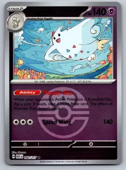 TOGEKISS (LOVE BALL) 082/217 REVERSE HOLO R POKEMON ASCENDED HEROES NM/M - Image 1
