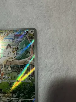 Meowth 106/094 Illustration Rare Holo EN 70HP Basic Pokemon TCG - Image 5