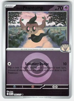 HOP'S PHANTUMP ENERGY 095/217 HOLO ASCENDED HEROES POKEMON REVERSE HOLO NM/M - Image 1