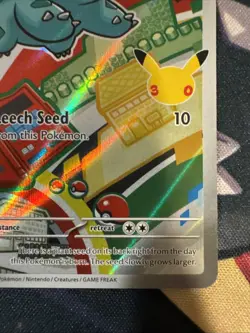 Pokemon TCG Bulbasaur MEP 037 Holo First Partner Promo NM - Image 4