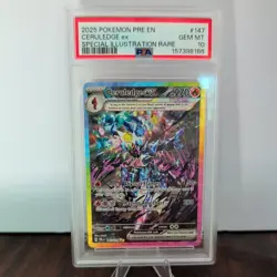 Pokemon Prismatic Evolutions Ceruledge Ex SIR 147/131 PSA 10 - Image 1