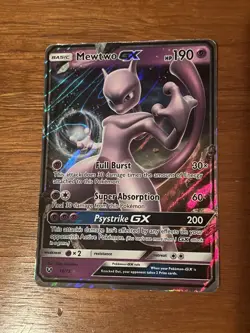 Mewtwo GX 39/73 Shining Legends Pokemon 2017 Holo HP - Image 1