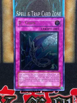 Yugioh D - Chain POTD-EN050 Ultimate Rare NM - Image 1