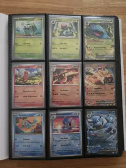Pokemon 151 Scarlet and Violet English Master Set with Reverse Holos & Binder NM - Image 1