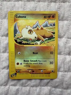 Pokemon 2002 Pokemon Expedition Cubone Reverse Holo 103/165 NM - Image 1