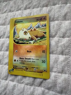 Pokemon 2002 Pokemon Expedition Cubone Reverse Holo 103/165 NM - Image 3