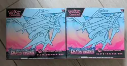 2 x Pokemon TCG Chaos Rising Pokemon Center Elite Trainer Box ETB Sealed New - Image 1