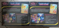 2 x Pokemon TCG Chaos Rising Pokemon Center Elite Trainer Box ETB Sealed New - Image 3