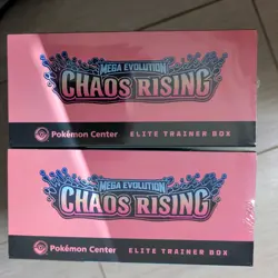 2 x Pokemon TCG Chaos Rising Pokemon Center Elite Trainer Box ETB Sealed New - Image 5