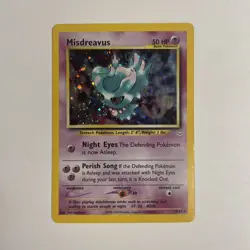 Pokemon TCG Misdreavus 11/64 Neo Revelation Holo Rare LP - Image 1