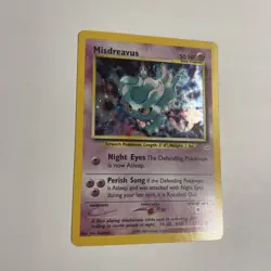 Pokemon TCG Misdreavus 11/64 Neo Revelation Holo Rare LP - Image 2