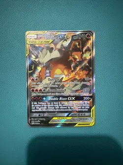 2021 RESHIRAM & CHARIZARD GX TAG TEAM • BLACK STAR PROMO • SM201 • POKEMON - Image 1