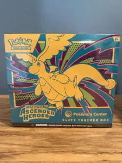 Pokemon Center Elite Trainer Box Ascended Heroes Factory Sealed - Image 1